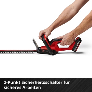 Einhell Trimmer gard viu cu acumulator GC-CH 18/40 Li Solo Power X-Change (18 V, lungime de taiere 40 cm, distanta dinti 13 mm, maner ergonomic, fara baterie) - Img 6