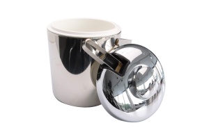 Eiseimer APS 1,3 l cu Abtropfgitter si Zanga, 15,5 x 15 cm, Inox si Plastic - Img 5