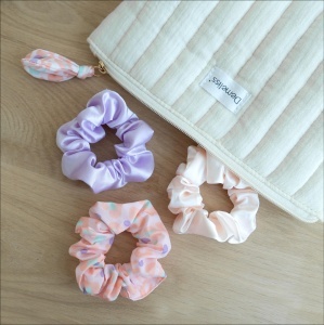 Elastic pentru par Demeliss Beauty, 3 bucati, culori moderne, mare - Img 3