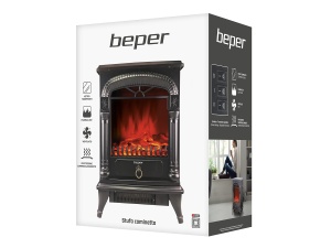 Electrocamina Beper RI.504, 1750-1950W, LED, Negru - Img 4