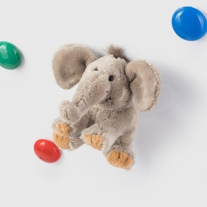 Elefant de Plus cu Magnet Schaffer Sugar, 7x9x8 cm, Culoare Gri - Img 4