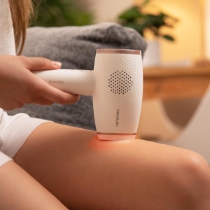 Epilator cu lumina pulsata Cecotec Bamba SkinCare IPL, 500.000 impulsuri, cu functie de racire, albaurie - Img 5