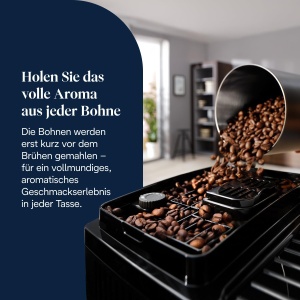 Espressor automat DeLonghi Magnifica Start ECAM22260BG LatteCrema 4 bauturi One-Touch Negru-Gri - Img 3