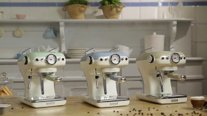 Espressor cafea Ariete Vintage 1389, 850W, 15 bar, rezervor 0.9L, Verde - Img 7