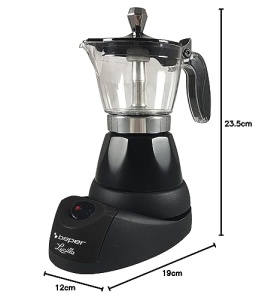 Espressor cafea Beper BC040-N, 3 cesti, 400W, negru - Img 11