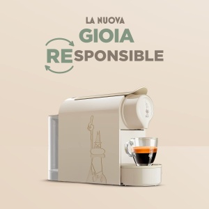 Espressor cafea Bialetti Gioia, 500 ml, supercompact, din plastic reciclat, Taupe - Img 2