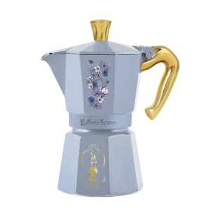 Espressor cafea Bialetti Moka Express Bridgerton 6 cesti, aluminiu, bleu - Img 2
