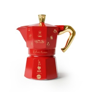 Espressor cafea Bialetti Moka Express Mattel Edition, 3 cesti, 130 ml, rosu - Img 2