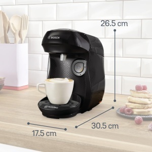 Espressor cafea Bosch Tassimo TAS102E, 1400 W, negru, 70 bauturi - Img 2
