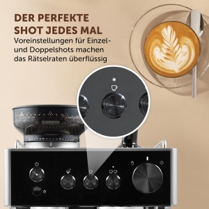 Espressor cafea Breville Barista Classic, 15 bar, negru si argintiu - Img 4