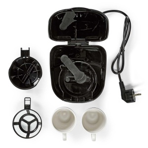 Espressor cafea Butler Compact, 0.25 L, 450 W, negru, 2 cani incluse - Img 13