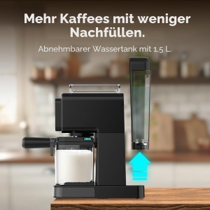 Espressor cafea Cecotec Power Espresso Touch, 1350 W, 20 bar, 1.5 l - Img 8