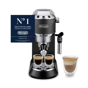 Espressor cafea DeLonghi Dedica EC685.BK, 15 bar, manual, negru