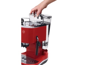 Espressor cafea DeLonghi ECO 311.R, 1.4L, rosu, design vintage - Img 3