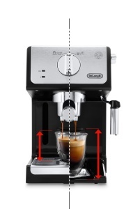Espressor cafea DeLonghi ECP 33.21.BK, 15 bar, negru, cu sistem manual de spumare - Img 4