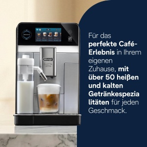 Espressor cafea DeLonghi Eletta Ultra ECAM472.85.MB, LatteCrema, 50 bauturi, metal - Img 2