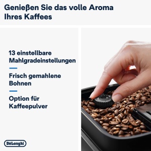Espressor cafea DeLonghi Magnifica Evo, 250g boabe, argintiu, cu spumator de lapte - Img 3