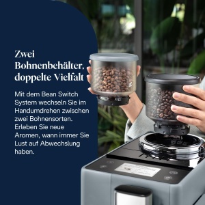 Espressor cafea DeLonghi Rivelia, 16 bauturi, 3.5 inch, gri - Img 5