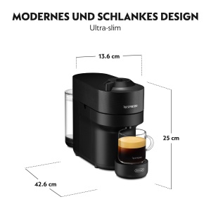 Espressor cafea DeLonghi Vertuo Pop ENV90.B, 4 dimensiuni ceasca, design colorat - Img 2