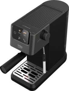 Espressor cafea Grundig KSM 4330, 1628 W, 15 Bar, ArgintiuNegru - Img 2
