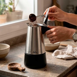 Espressor cafea JATA HCAF2259, 9 Tasse, inox, capacitate 500 ml - Img 2