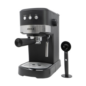 Espressor cafea Jocca 1100W, 20 Bar, 1,25L, cu spumator de lapte