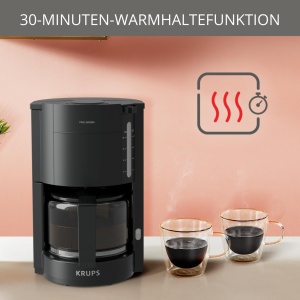 Espressor cafea Krups ProAroma F30908, 1,25L, 1050W, Negru - Img 8