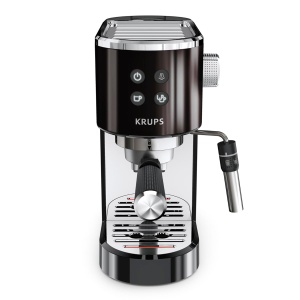 Espressor cafea Krups Virtuoso, 15 bar, inox, cu abur pentru spuma, negru - Img 2