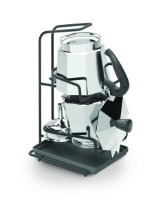 Espressor cafea Metaltex Moka-Station 3, capacitate 3 cesti, cu maner practic