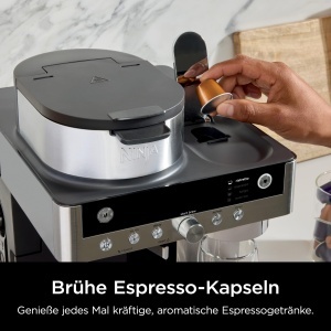 Espressor cafea Ninja Prestige CFN802EU, 2-in-1, 1.8 L, cu spumator de lapte, negru - Img 3