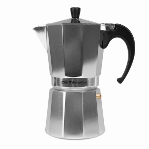 Espressor cafea Orbegozo KF 900, capacitate 9 cesti, aluminiu, ergonomic - Img 2
