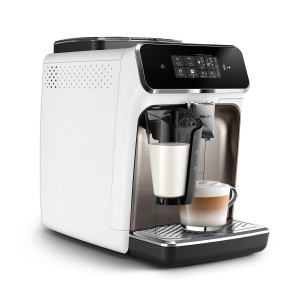 Espressor cafea Philips 2300 Serie EP233340, 4 bauturi, Touchscreen, Alb - Img 2