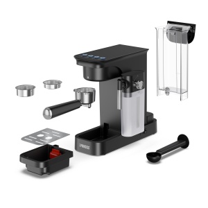 Espressor cafea Princess 20 Bar, 0,8 L, 2 cesti simultan, cu recipient pentru lapte - Img 9