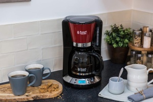 Espressor cafea Russell Hobbs 24031-56, 10 cesti, 1100W, rosu - Img 8