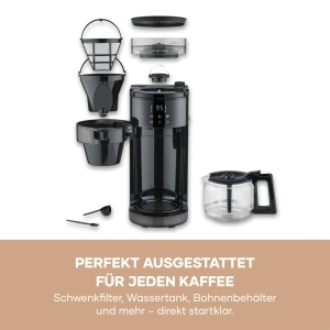 Espressor cafea Severin KA 4830, 1.25L, 900W, inox negru - Img 8