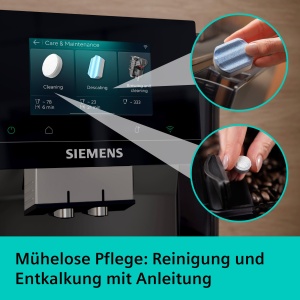 Espressor cafea Siemens EQ700i Aroma, 41 bauturi, touchscreen 5 inch, gri - Img 8