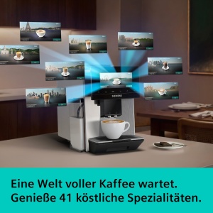 Espressor cafea Siemens EQ900 iAroma, personalizare, display tactil 6.8, argintiu - Img 2