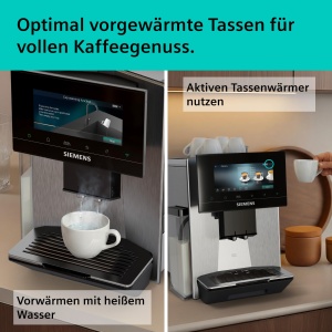 Espressor cafea Siemens EQ900 iAroma, personalizare, display tactil 6.8, argintiu - Img 12