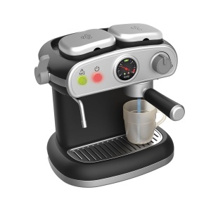 Espressor cafea Smoby cu functie de apa, lumini si sunete, set accesorii inclus