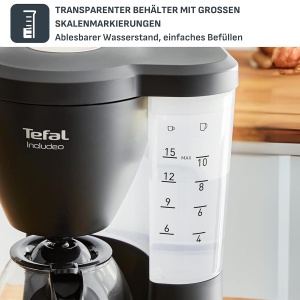 Espressor cafea Tefal Includeo, 1.25 l, 10-15 cesti, design ergonomic - Img 7