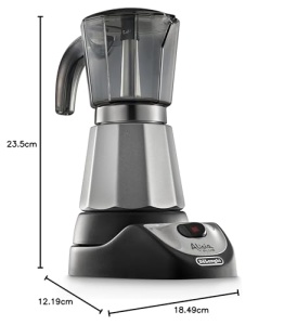 Espressor electric DeLonghi Alicia Plus EMKM6B 550W argintiu-negru 3-6 cesti - Img 4