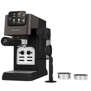 Espressor Grundig KSM 6430 20 Bar Touchscreen Rezervor lapte integrat Dark InoxNegru - Img 10