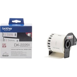 Etichete Autoadezive Brother DK-22251, 62 mm x 15,24 m, AlbRosu