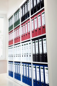 Etichete autoadezive pentru dosare Leitz, 100 bucati, gri, 62 x 192 mm - Img 2