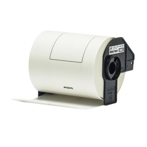 Etichete autocolante Brother DK-11247, 103 mm x 164 mm, 180 bucati, alb-negru - Img 2