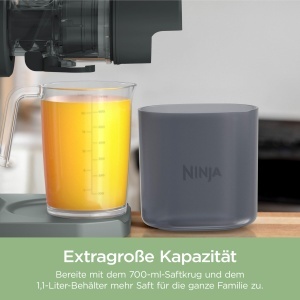 Extractor de suc Ninja 3-in-1, 700 ml, motor puternic, culoare gri - Img 14