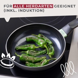 Fackelmann Bratpfanne Brandao 20 cm Aluminiu Recycled Ceramica Negru - Img 6