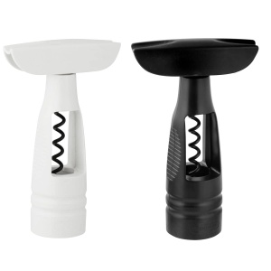 Fackelmann Easy Tirbuson Plastic Negru sau Alb Maner Ergonomic Spirala Antiaderenta