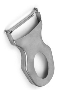 Fackelmann Kartoffelschaler 115x55 mm Otel Cromat Lama Inox - Img 2