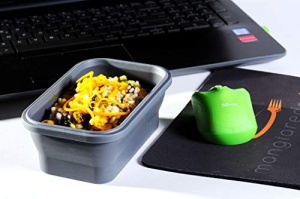 Fackelmann Lunchbox din Silikon 540ml Gri Compacta si Multifunctionala - Img 11
